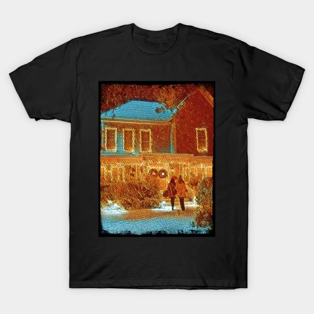 The Girls House on Christmas T-Shirt by Fenay-Designs